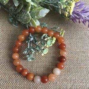 Orange aventurine bracelet